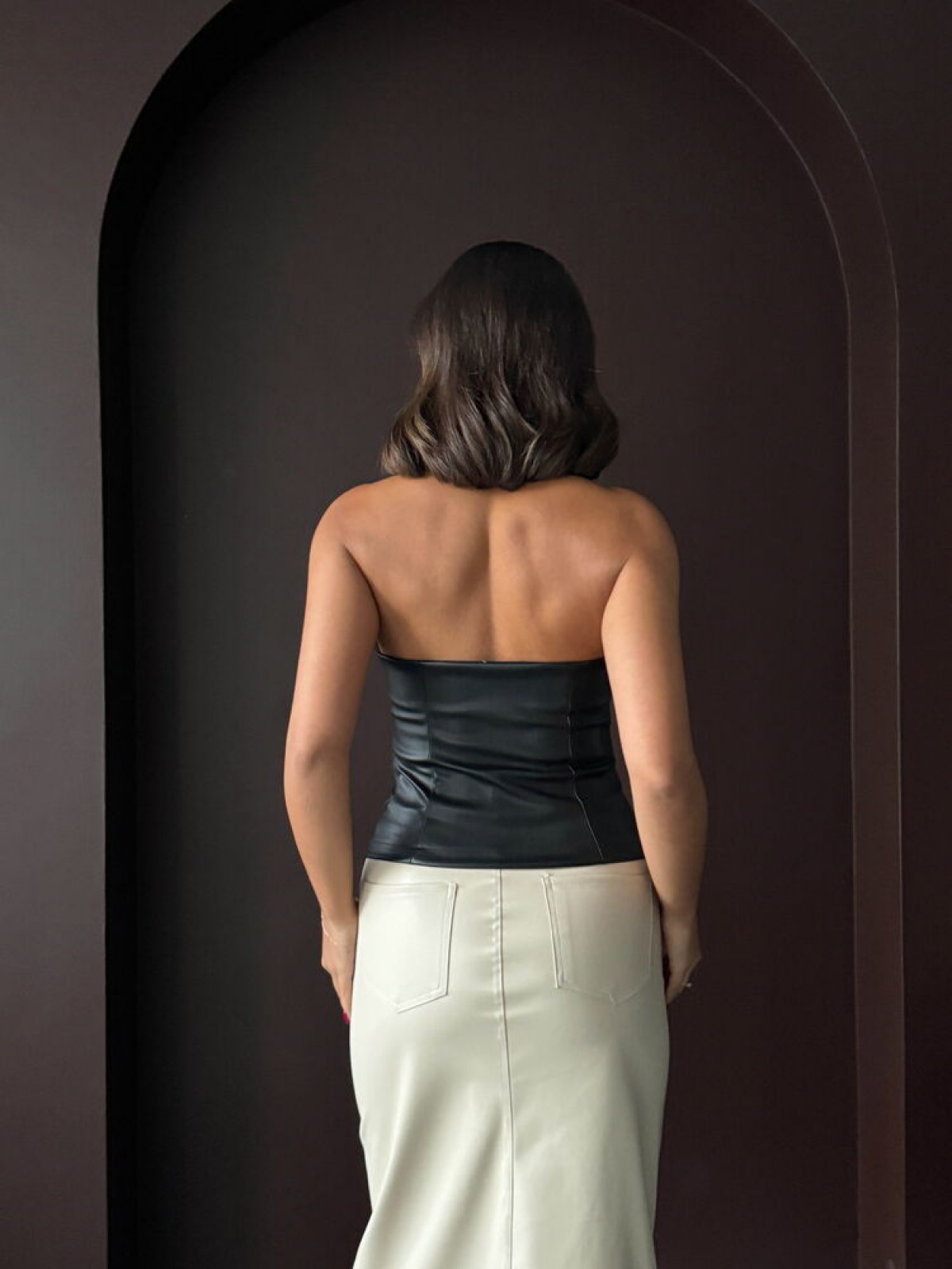 Topshow Sunideri Fermuarlı Toptan Yelek - Siyah | F2036